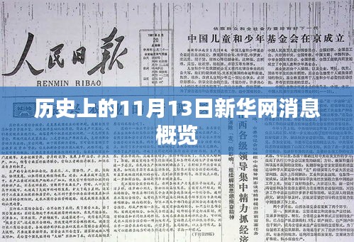 历史上的11月13日新华网消息概览