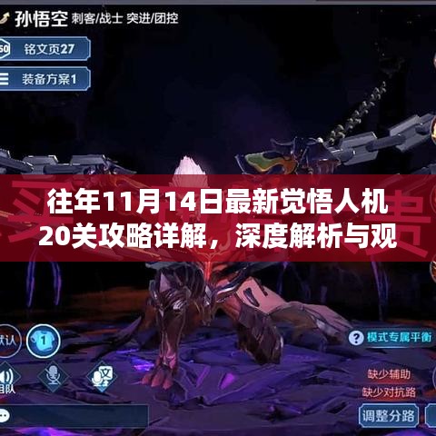 往年11月14日最新觉悟人机20关攻略详解，深度解析与观点探讨