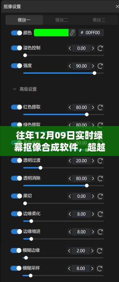 超越绿幕魔法，实时抠像合成软件开启无限创意之旅