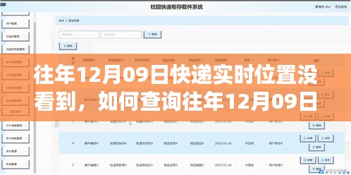 往年12月9日快递实时位置查询指南，如何追溯快递轨迹的详细步骤？