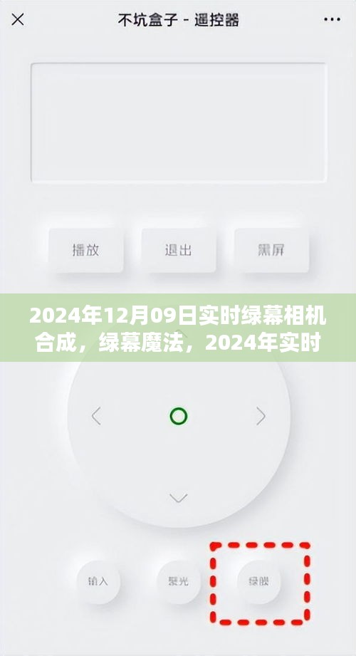 未来影像新纪元，2024年实时绿幕相机合成开启绿幕魔法时代