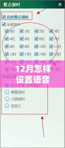 探秘语音报时特色小店，十二月温馨时光里的实时报时指南