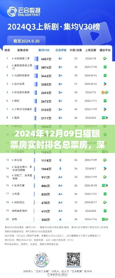 深度解读，猫眼票房实时排名背后的市场现象与观点碰撞——2024年12月09日实时数据报告