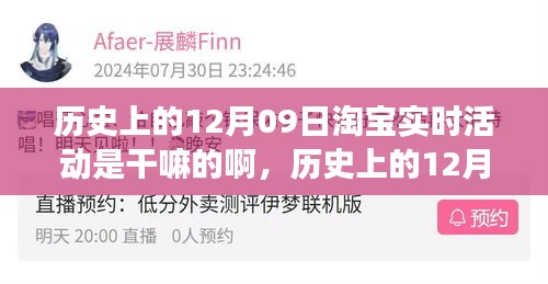 淘宝狂欢盛宴，回顾历史上的12月09日实时活动
