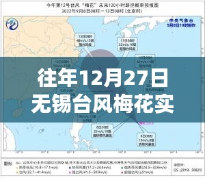 无锡台风梅花实时路径播报（往年12月27日）