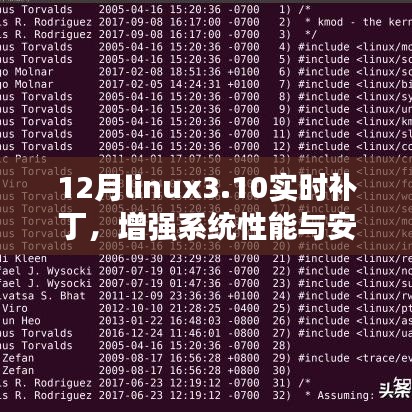 Linux 3.10实时补丁增强性能与安全性