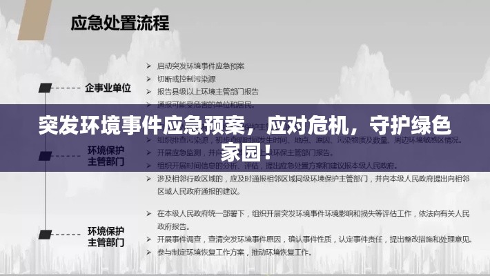 突发环境事件应急预案，应对危机，守护绿色家园！