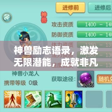 神兽励志语录，激发无限潜能，成就非凡人生！