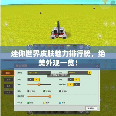 迷你世界皮肤魅力排行榜，绝美外观一览！